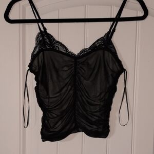 Elegant Black Lace Camisole